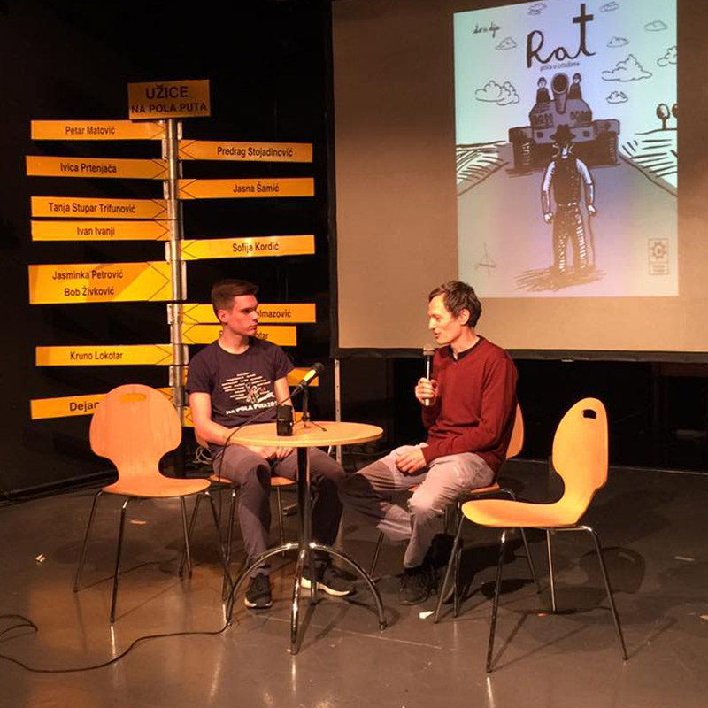 photo from the 14th International Literary Festival, Užice, showcasing Rat